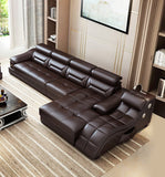 Living room Sofa set диван мебель кровать muebles de sala L shape massage  leather sofa cama puff asiento sala futon