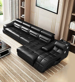 Living room Sofa set диван мебель кровать muebles de sala L shape massage  leather sofa cama puff asiento sala futon