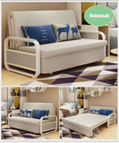modern Sofa bed foldable single double small multi-functional fabric sofa  Диван-кровать