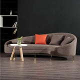 U-BEST New modern style velvet L sharp corner sofa with matel foot for wedding furniture