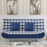 Living Room Multi-Function Fabrics Sofa Bed Foldable Single Double Three-Seat Fabric Sofa Apartment Lazy Sofa