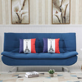 Living Room Multi-Function Fabrics Sofa Bed Foldable Single Double Three-Seat Fabric Sofa Apartment Lazy Sofa