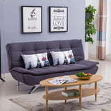 Living Room Multi-Function Fabrics Sofa Bed Foldable Single Double Three-Seat Fabric Sofa Apartment Lazy Sofa