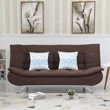 Living Room Multi-Function Fabrics Sofa Bed Foldable Single Double Three-Seat Fabric Sofa Apartment Lazy Sofa