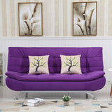 Living Room Multi-Function Fabrics Sofa Bed Foldable Single Double Three-Seat Fabric Sofa Apartment Lazy Sofa