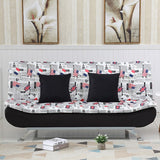 Living Room Multi-Function Fabrics Sofa Bed Foldable Single Double Three-Seat Fabric Sofa Apartment Lazy Sofa