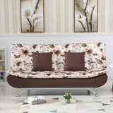 Living Room Multi-Function Fabrics Sofa Bed Foldable Single Double Three-Seat Fabric Sofa Apartment Lazy Sofa