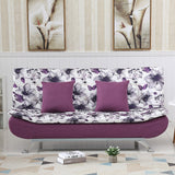 Living Room Multi-Function Fabrics Sofa Bed Foldable Single Double Three-Seat Fabric Sofa Apartment Lazy Sofa